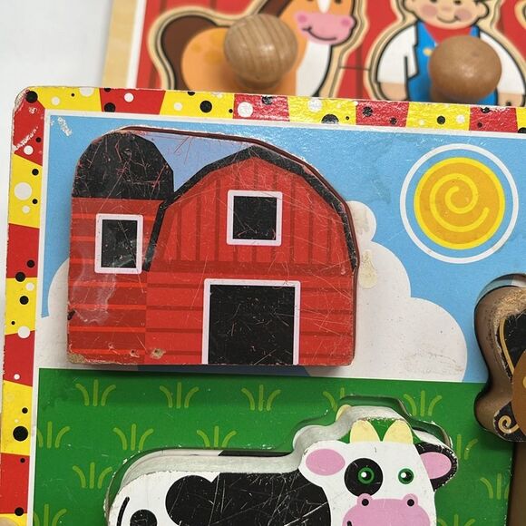 Two Farm Animal Melissa & Doug Puzzles - Picture 5 of 11